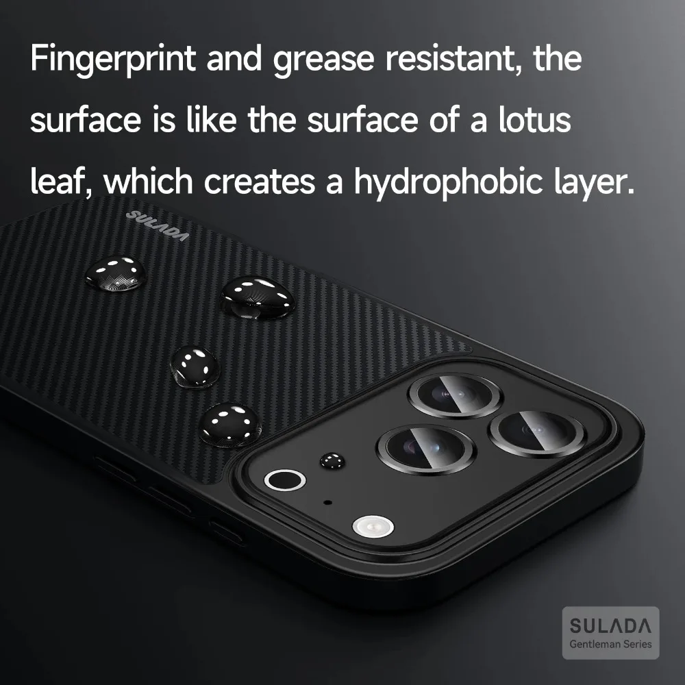 آيفون 17 16 15 14 برو ماكس سولادا ل Magsafe حافظة 600D ألياف الكربون كيفلر يشعر المغناطيسي شحن لاسلكي حامي العدسة