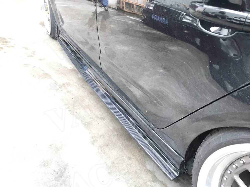

Боковые юбки из углеродного волокна VACOMUL, фартуки для Audi A3 S3 RS3 Hatchback 2017-2019, защита бампера, Стайлинг автомобиля