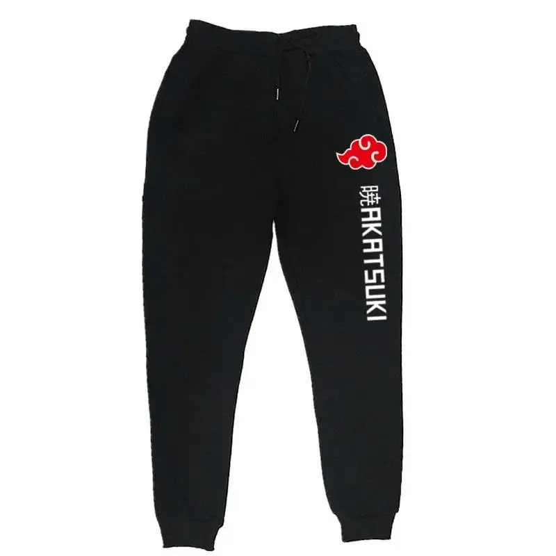 2025 Fashion Print Men's Women's Jogging Hip Hop Pants Street Clothing Hot Selling Anime Pants Akatsuki Fleece Trousers S-3XL