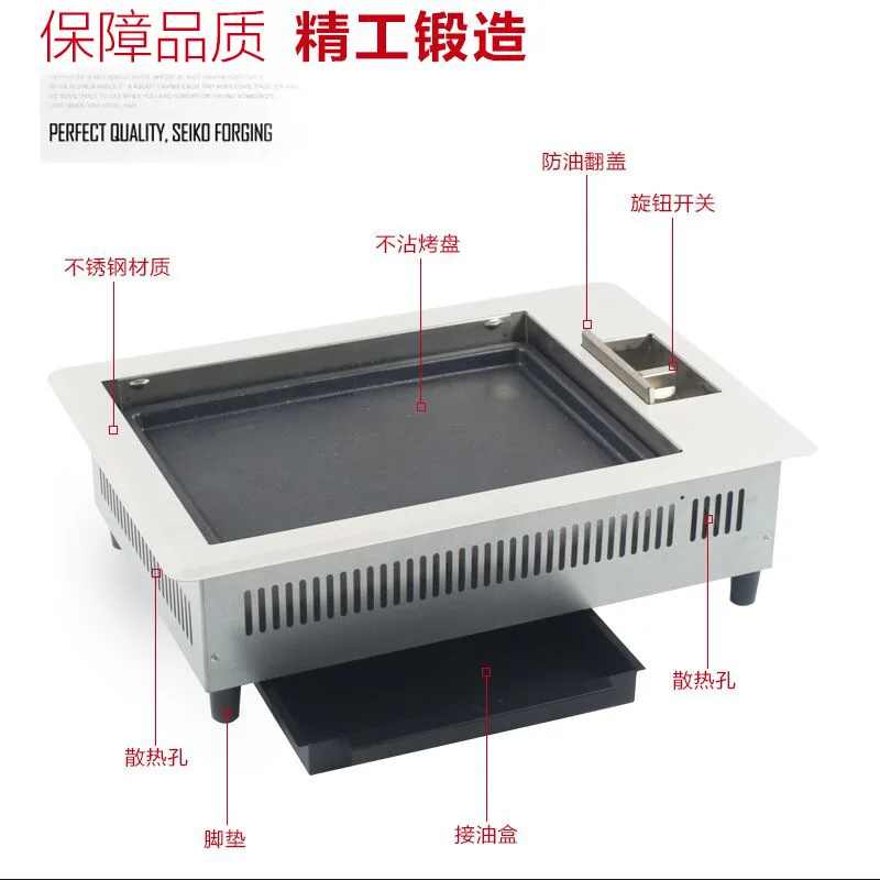 شواية شابو إناء/ قدر شواء شواء الغاز آلة وعاء شواء الغاز الطبيعي