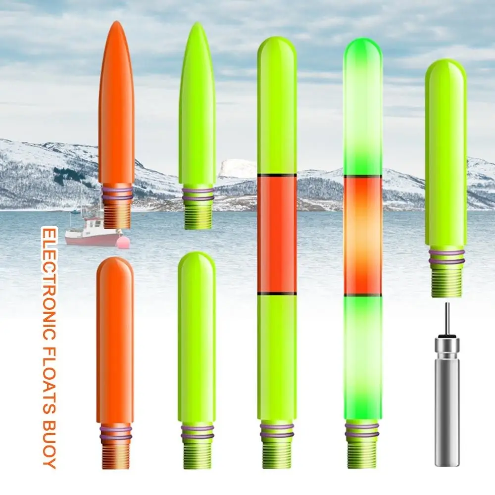 1pc Sensor Color Change LED Fishing Smart Float Top Luminous Super Bright Electronic Floats Buoy Induction Ultra Sensitive