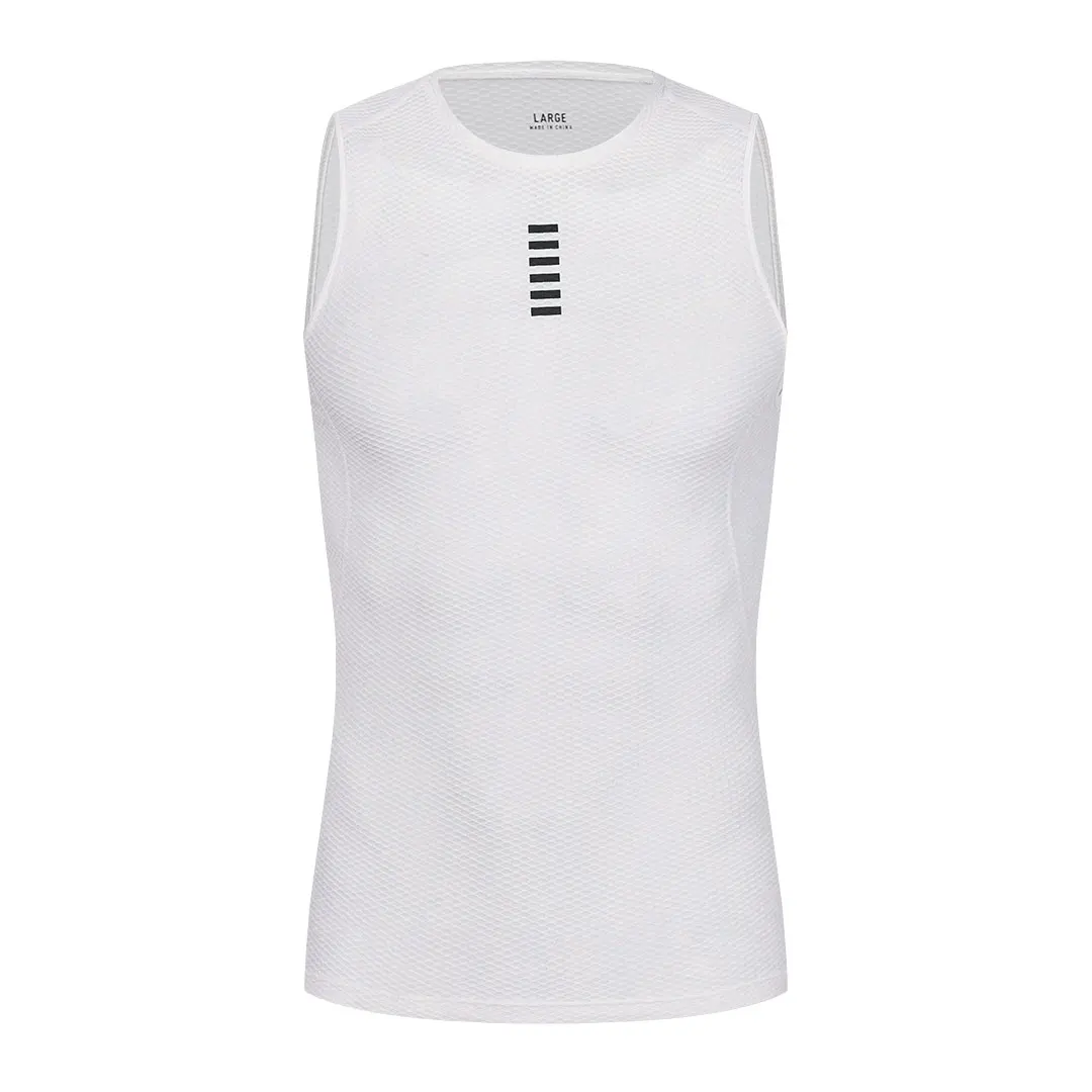 YKYW Sleeveless Men Summer Cycling Jersey Bicycle Vest Black White Mesh Underwear Mtb Road Bike Base Layers Sports Gym Clothing