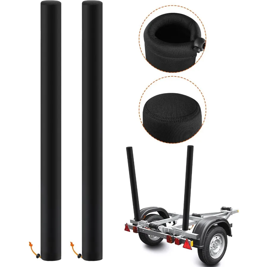 أغطية عمود توجيه مقطورة القارب - أغطية عمود توجيه القماش شديدة التحمل للمقطورة من النيوبرين للتزلج على شكل قارب نفاث #1