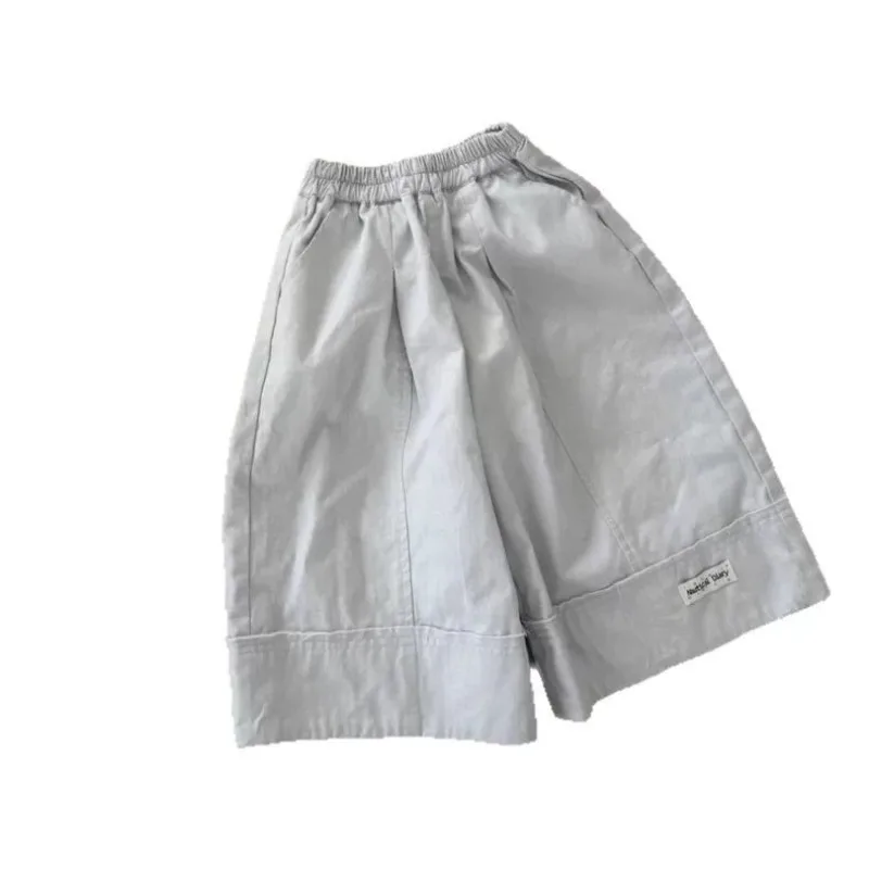 2026 Children's Spring and Summer Casual Loose and Versatile Pants, Simple and Versatile Wide Leg Pants for Children, Trendy