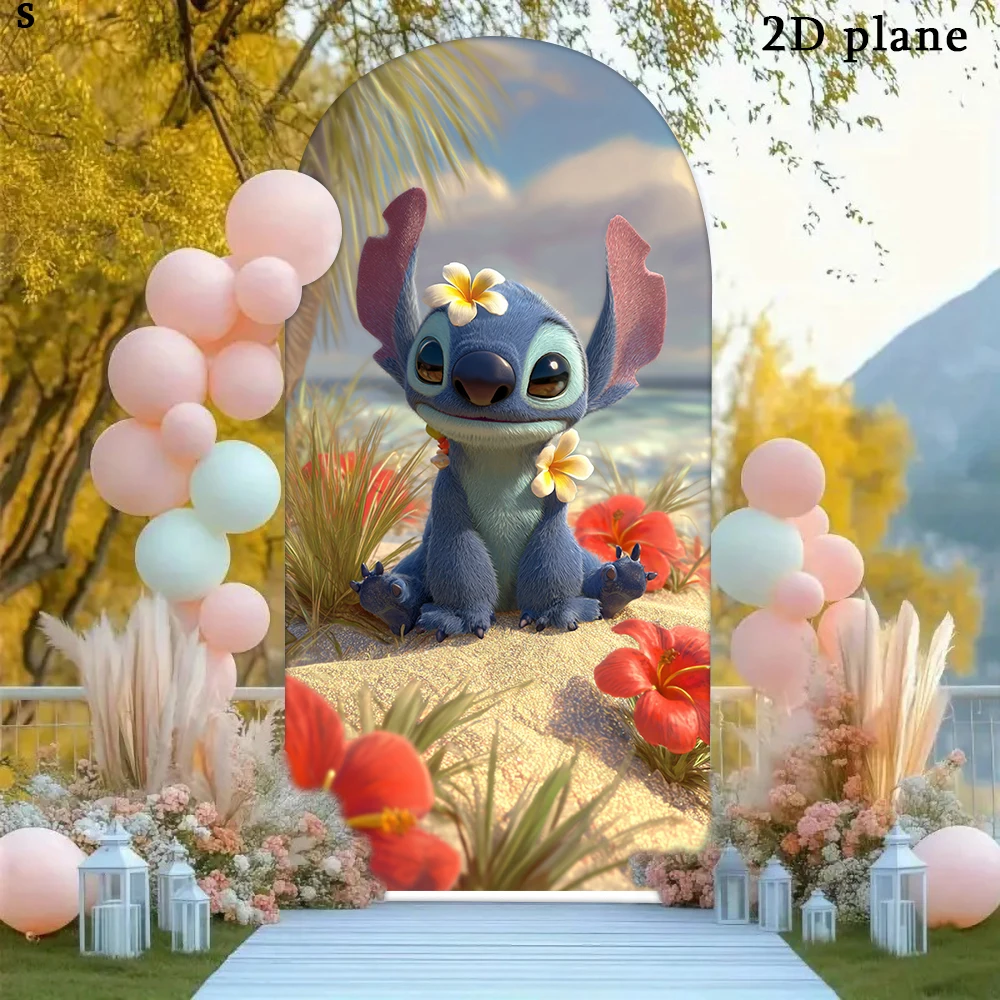 Disney Lilo & Stitch Beach Party Arch Backdrop
