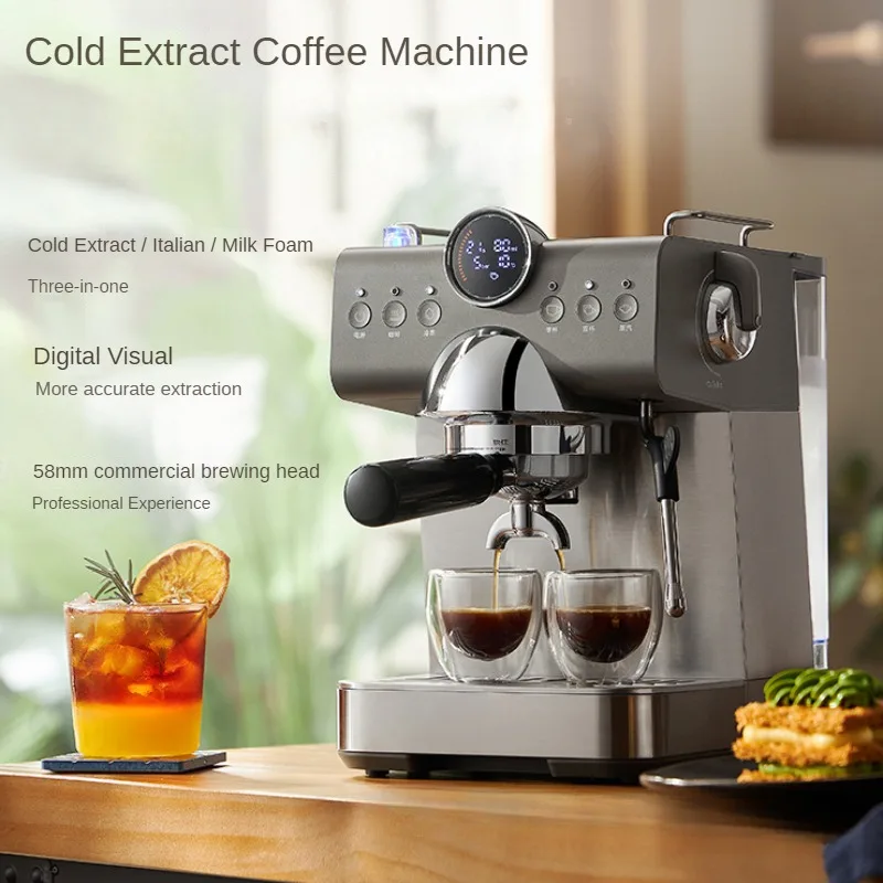 Cold Brew Espresso Machine Small Household Semi-automatic Coffee Machine Multifunctional Coffee Machine Cappuccino,latte