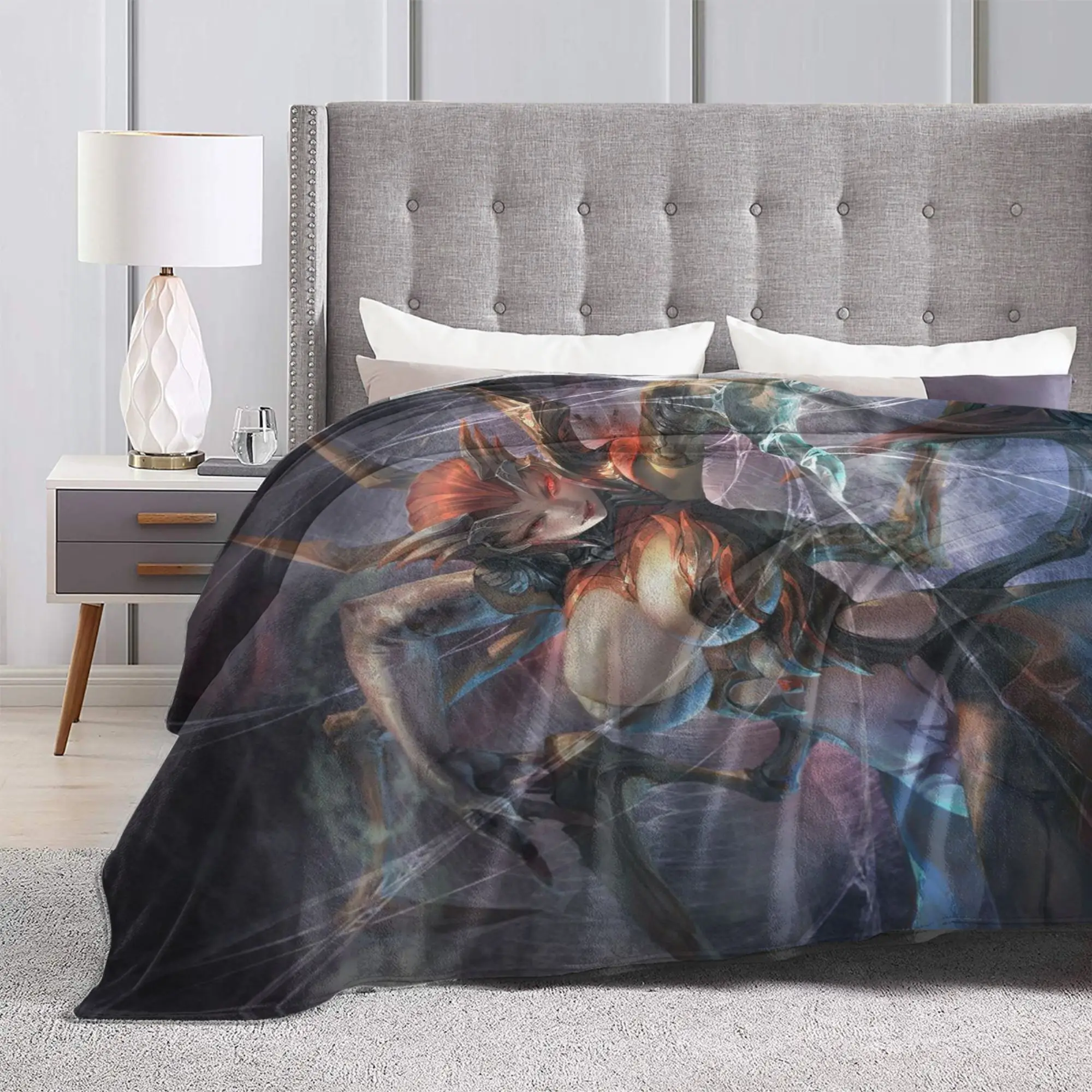 World of Warcraft Elise بطانية الفانيلا الدافئة رمي بطانية للمنزل الأريكة غرفة نوم لحاف