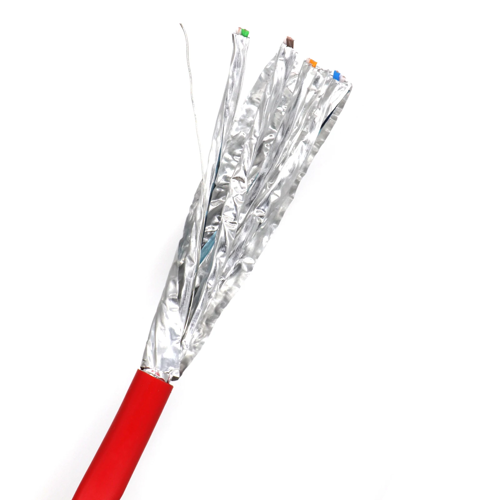Cable 500MHz 100% Copper Conductor PVC LSZH PE Shielded RJ45 Cat6 Cable 100m Reel F/UTP FTP Cat6a Network