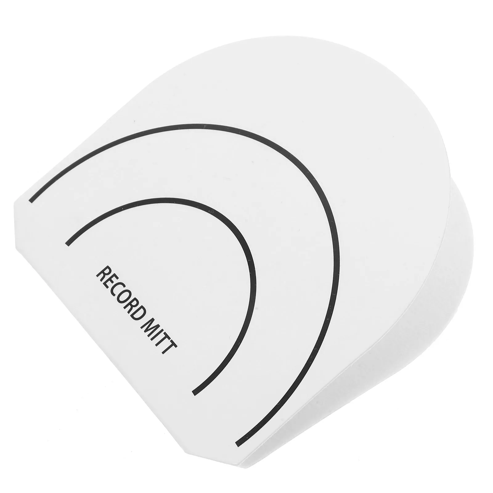 

Vinyl Record Cleaning Mitt Anti Static Noise Reduction Pad Turntable Vibration Dampener Record Protector Gripper Cardboard