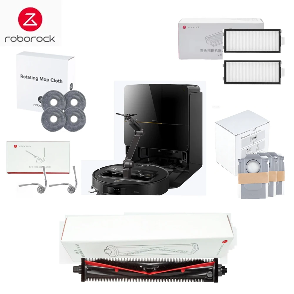 

Roborock Saros Z70 Accessories Original Filter Main/Side Brush Dust Bag Mop Vacuum Cleaners Optional Spare Parts Optional