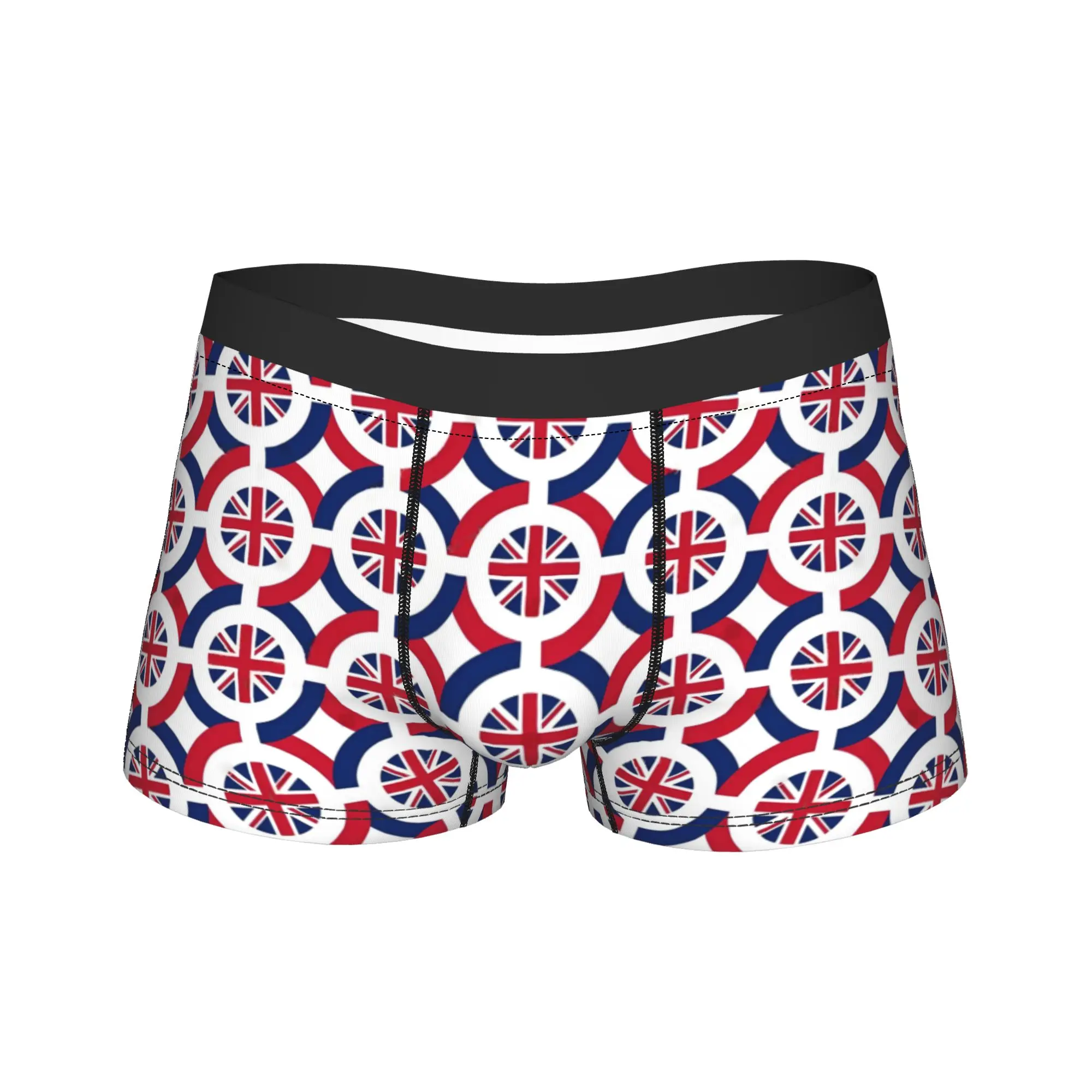 

Мужские трусы-боксеры с флагом Юнион Джека Великобритании, шорты, дышащее нижнее белье, британские лондонские символы, мужские сексуальные трусы XXL