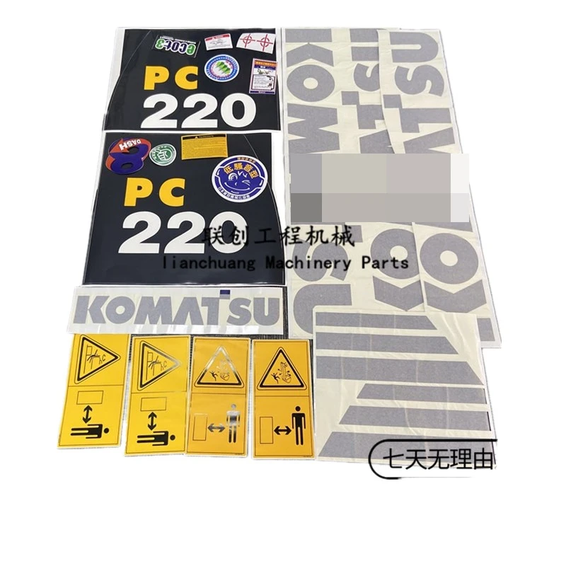 

For Komatsu PC130 200 220 240 270 300 350 360-8MO All Car Sticker Car Logo Sticker Excavator