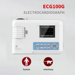 ECG100G ECG Machine Single Channel 12 Leads EKG Monitor Digital Electrocardiograph with Printing CONTEC