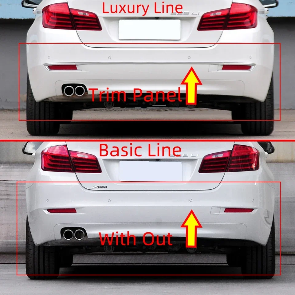 Для BMW 5 серии F10 Basic Line/Luxury Line 525 528 530 535 LCI 2013-2017 задний бампер, буксировочный крюк, крышка с проушиной крышки