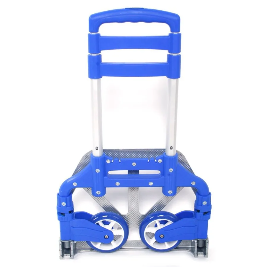 

Портативная складная алюминиевая тележка Dolly Push Truck Trolley Blue