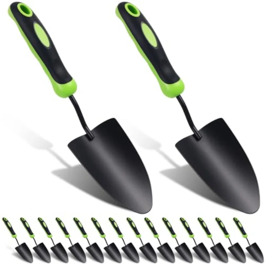 Pcs Garden Aluminum Alloy Heavy Duty Trowel Small Digging s Metal Trowel Spade with Soft le for Garden Lawn Yard Planting Tool