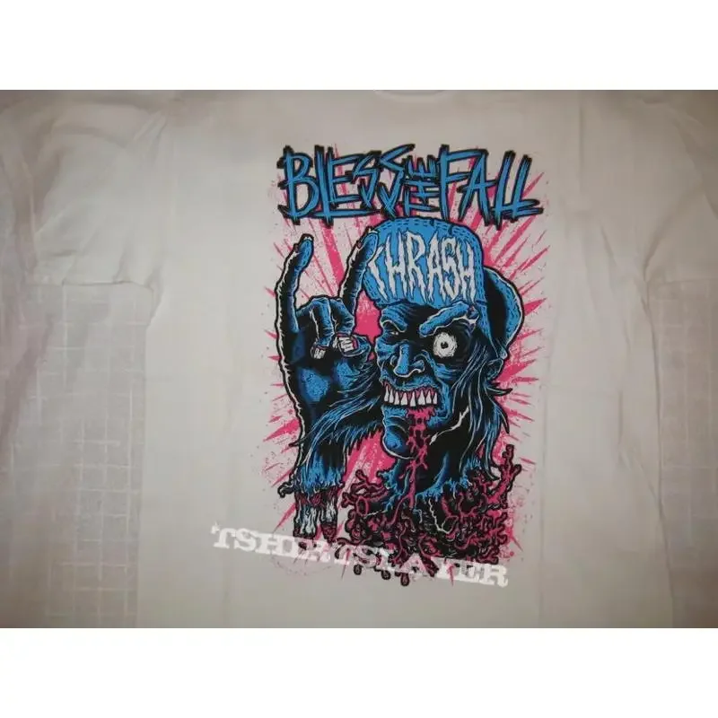 Blessthefall Band White T Shirt Cotton S 234Xl Zza31