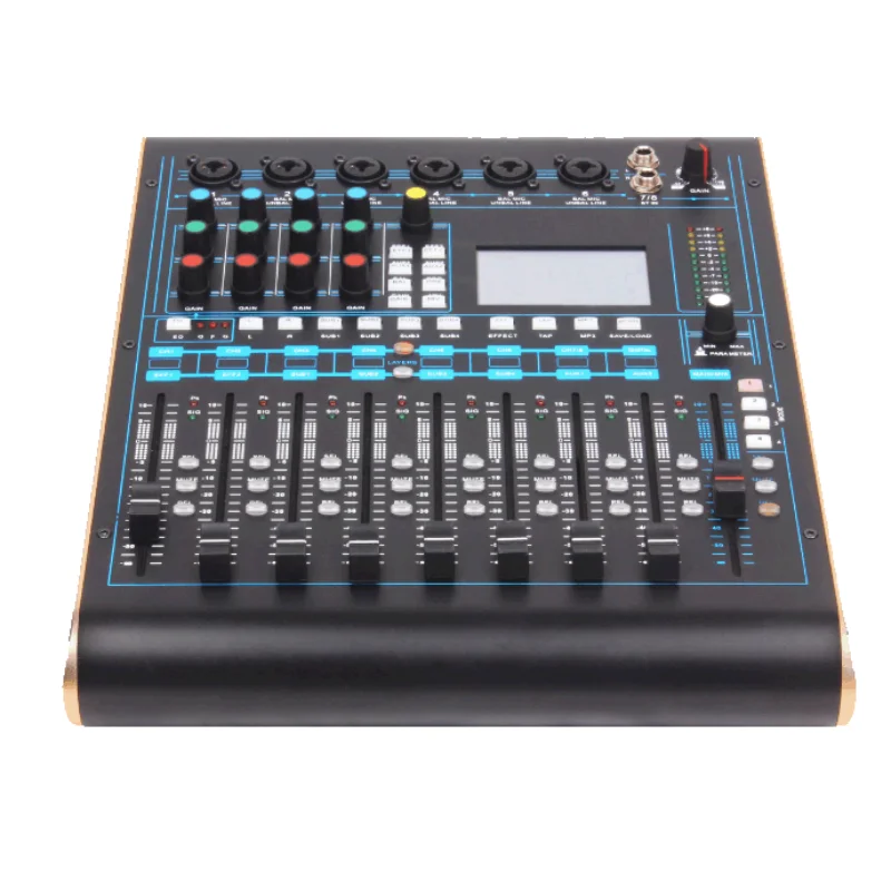 Professional Audio sound system dj controller 16 Channels digital audio mixer for outdoor indoor PA sound Systems