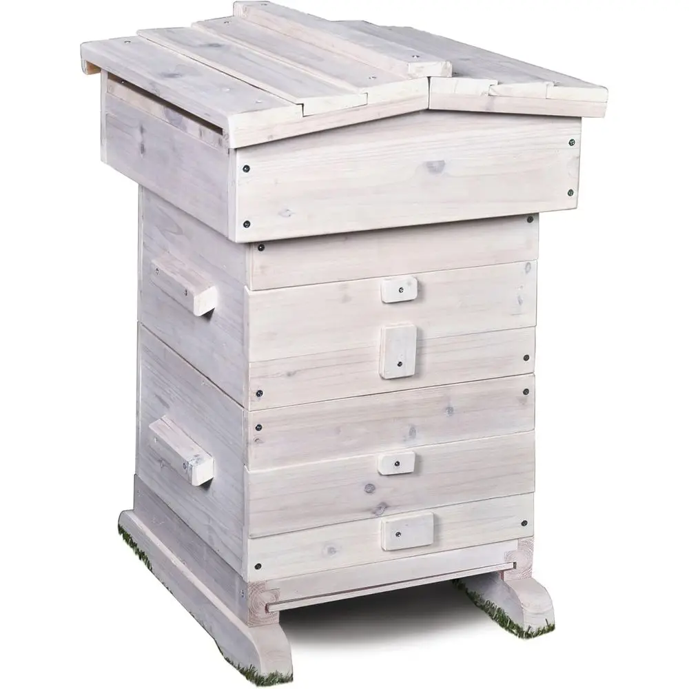 

Natural eycomb Building Home Harvest Complete Hive Setup Kit, White