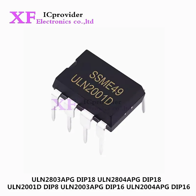 20Pcs ULN2001D DIP8 ULN2003APG ULN2003 DIP16 ULN2004APG ULN2004 DIP16 ULN2803APG ULN2803 DIP18 ULN2804APG ULN2804 DIP18