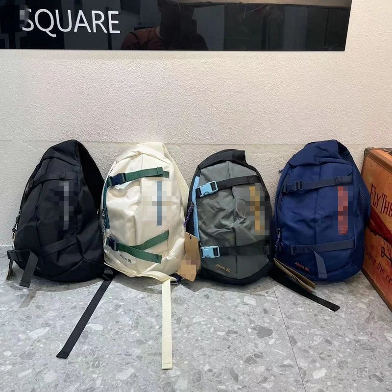 ex NBSTAGE Borsa a tracolla multifunzionale Fanny Pa Waterdrop Design 8L Capaci Borsa per il tempo libero casual in morbido tessuto di bue