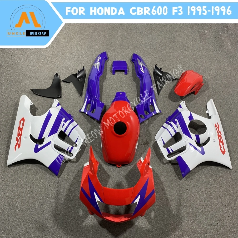 Motorcycle Fairing Kit Fits HONDA CBR600 F3 1995 1996 CBR 600 95 96 Customizable High Quality ABS Plastics Full Bodywork Set