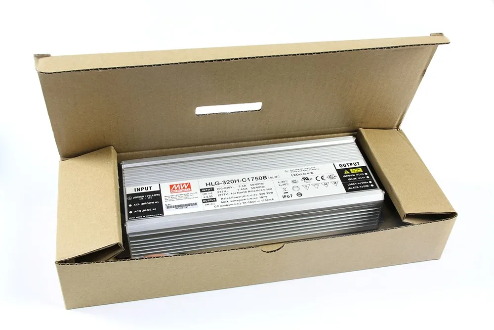 MW Series 24V- 54V Built In Active PFC Function LED Driver