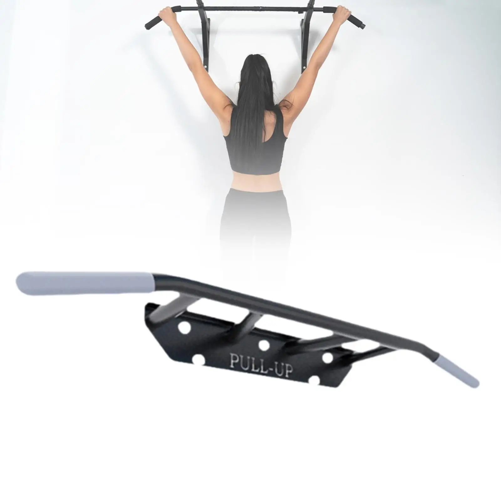 Doorway Pull up Bar Door Horizontal Bar Indoor Workout Gym Home Use Door Pull up Bar Wall Mount Arms Pull up Bar for Doorway