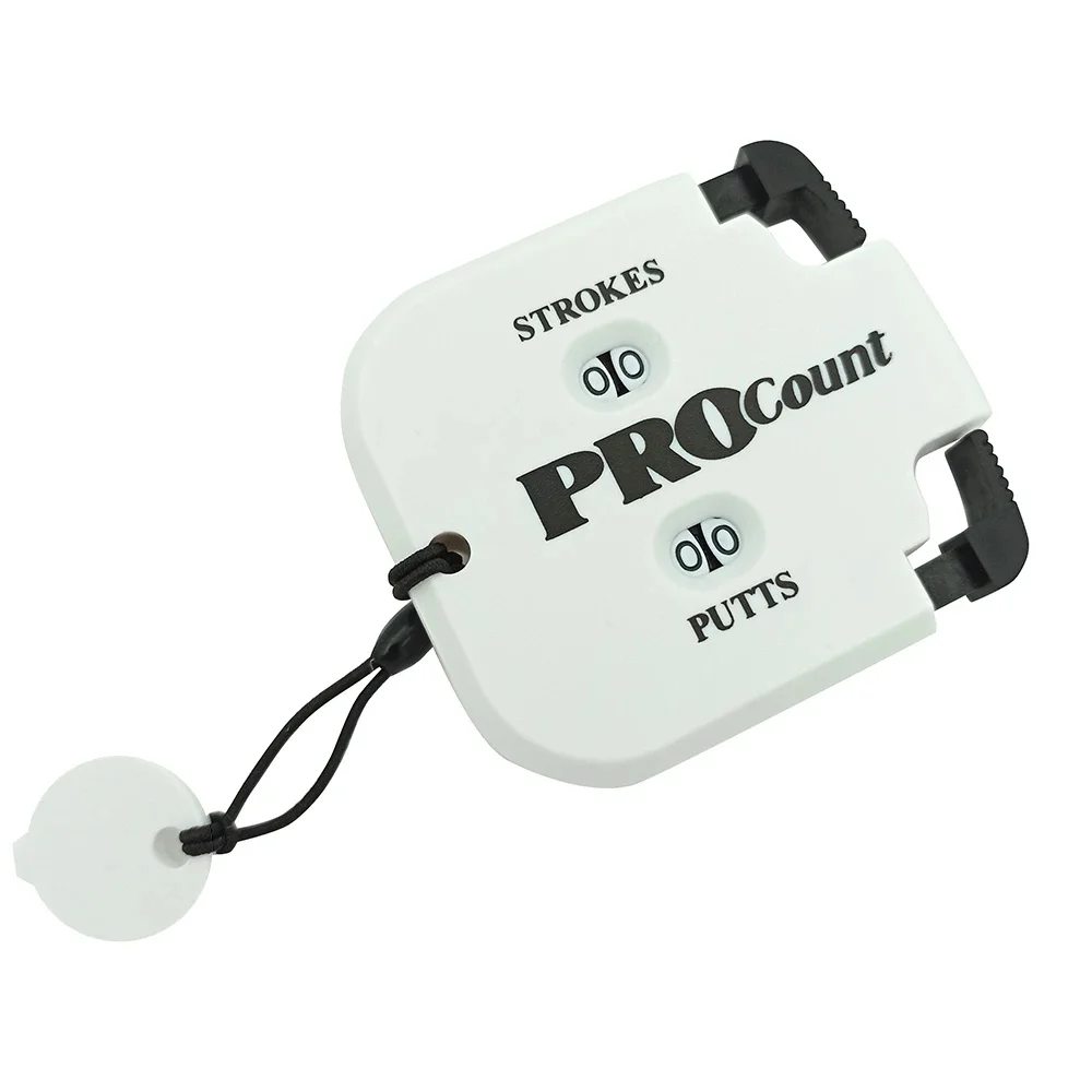 1Pcs Zeroable Mini Handy Golf Shot Count Stroke Putt Score Counter Two Digits Scoring Keeper With Key Chain Easy Return To Zero