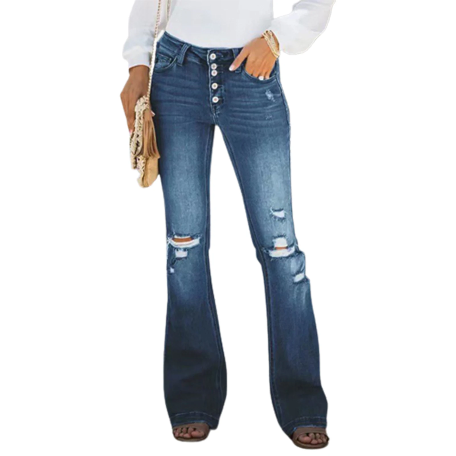 

Superior Quality Women's Jeans Unique Design Applicable To Home