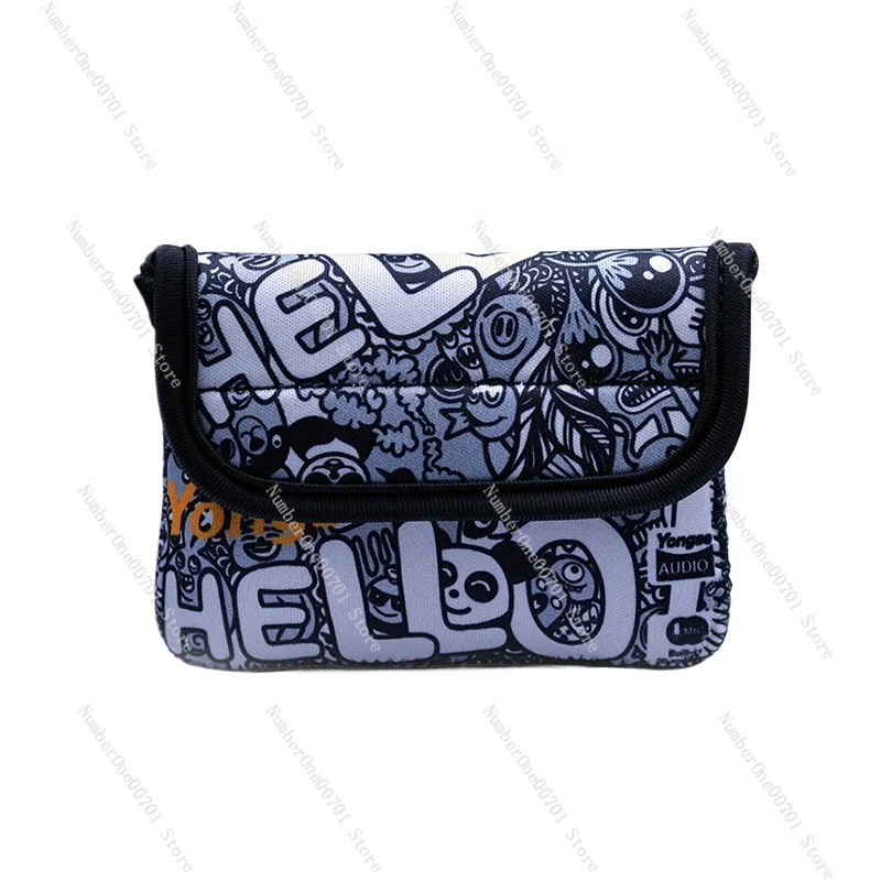 Storage Bag Wired Earphone Data Cable Mini Small Portable Earphone Protective Bag