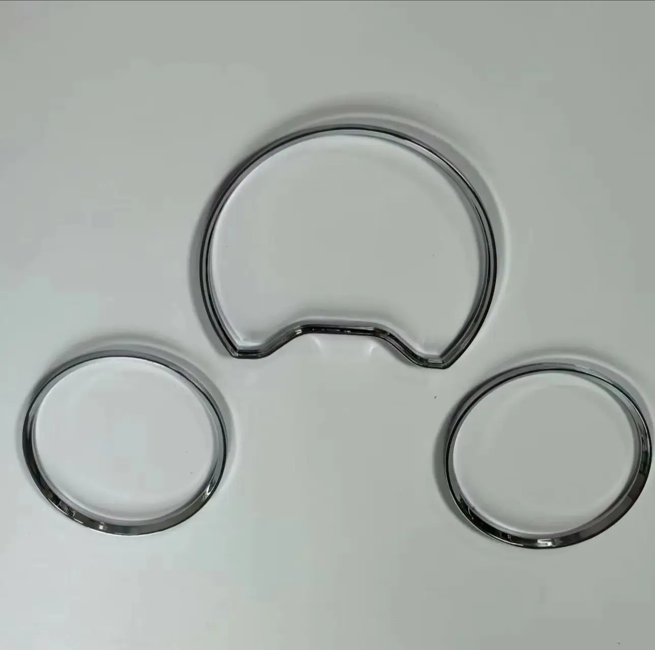Premium Chrome Plated Tacho Dial Gauge Ring Trim For Mercedes Benz E W210 W208 CLK W202 C