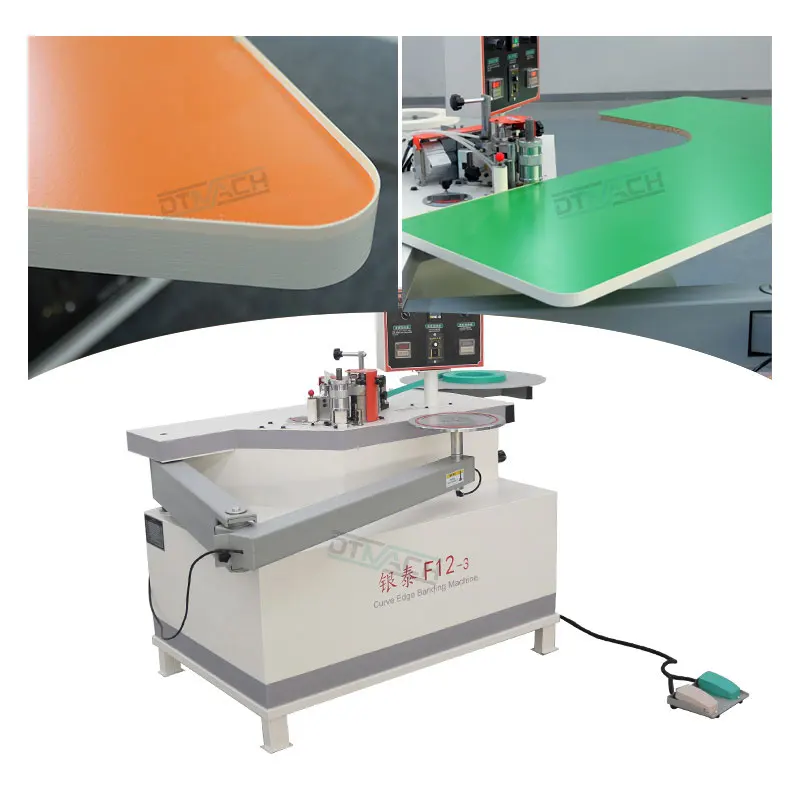 Curve Edge Banding Machine, Semi Auto PVC Wood Edgebander, Woodworking Machinery, Suitable for Furniture Processing,