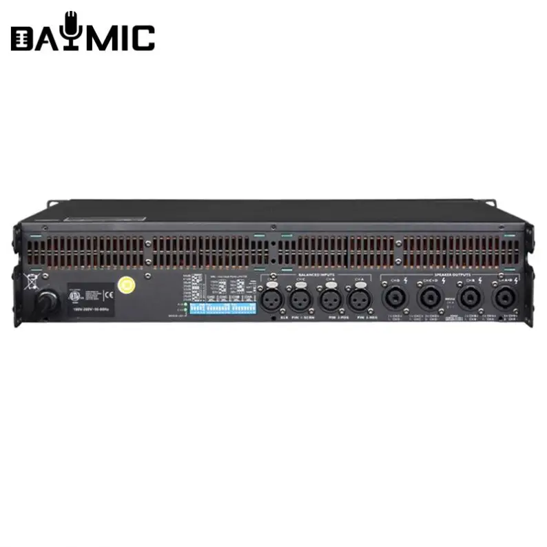 Professional 4 Channel FP10000Q 4X1350W/8 Power Amplifier 10000W For Pa Subwoofer Line Array Speaker