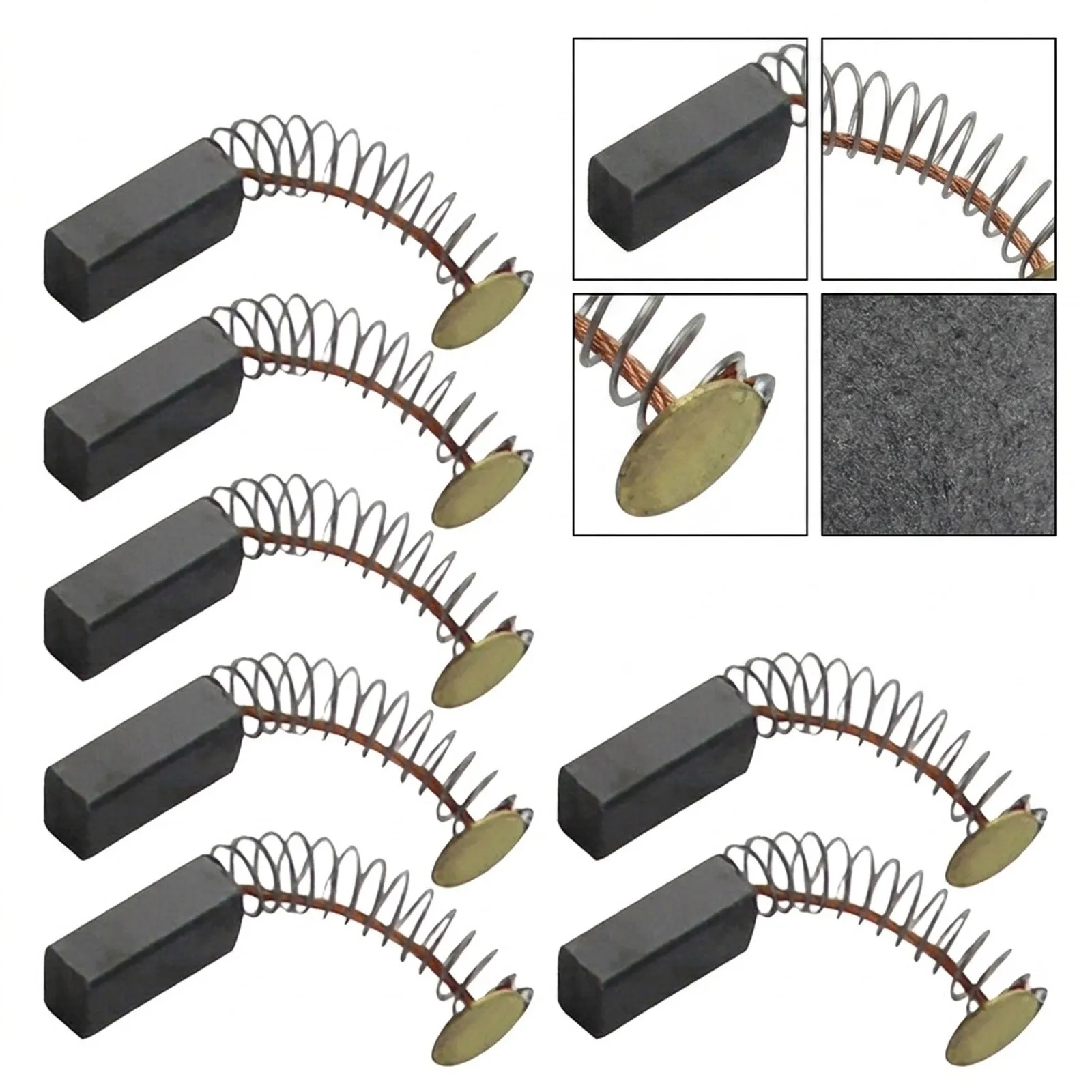 Carbon Brush Carbon Brush Sqare Parts for FR 900/1000 Continuous Sealing Machine and Long Lasting Set of 10 Carbon