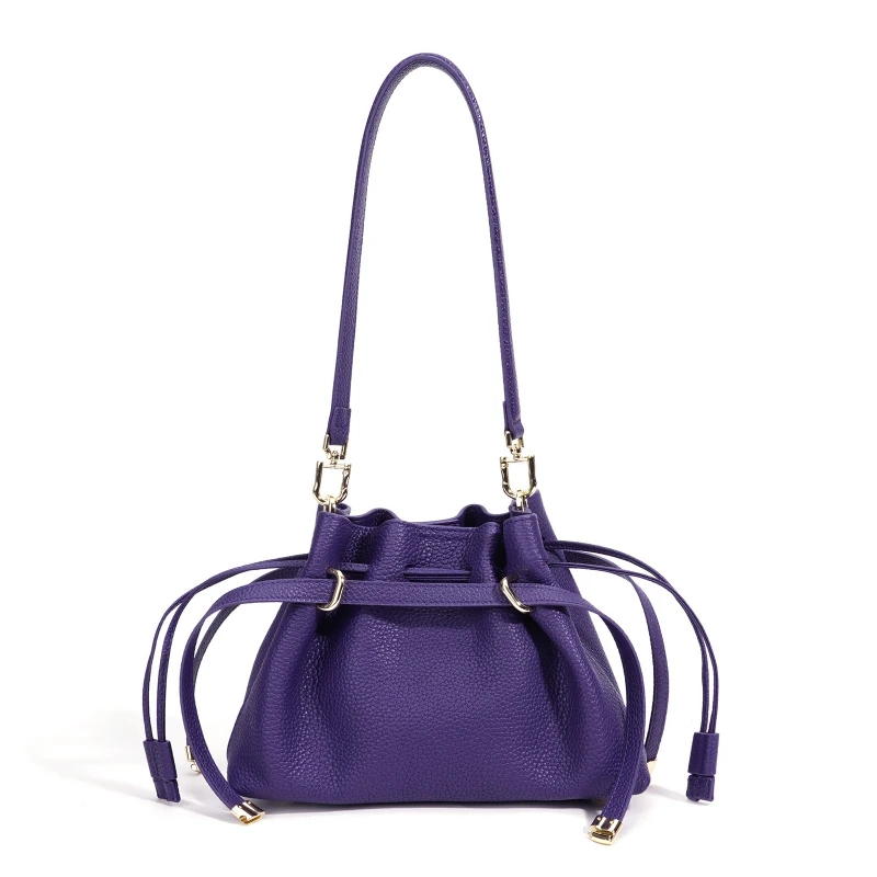 

Jonlily Women Genuine Leather Shoulder Bag Female Fashion Handbag Totes Casual Daybag High Capacity Commuter Bag Purse -KG2319