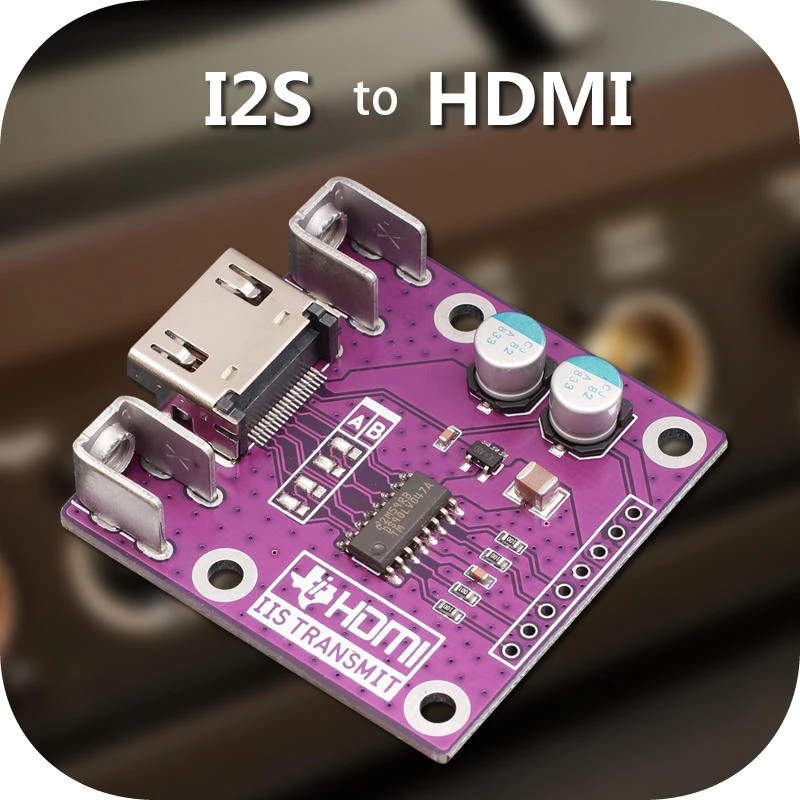 Совместимая с HDMI платой приемника I2S. Плата передатчика, совместимая с I2S на HDMI. Дифференциальная плата преобразования сигнала I2S. ЦАП-декодер.