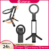 Ulanzi MA60 Dual-Side Magnetic Magsafe Phone Tripod for iPhone Mobile Phone Adjustable Foldable Phone Holder Stand for Vlog Live