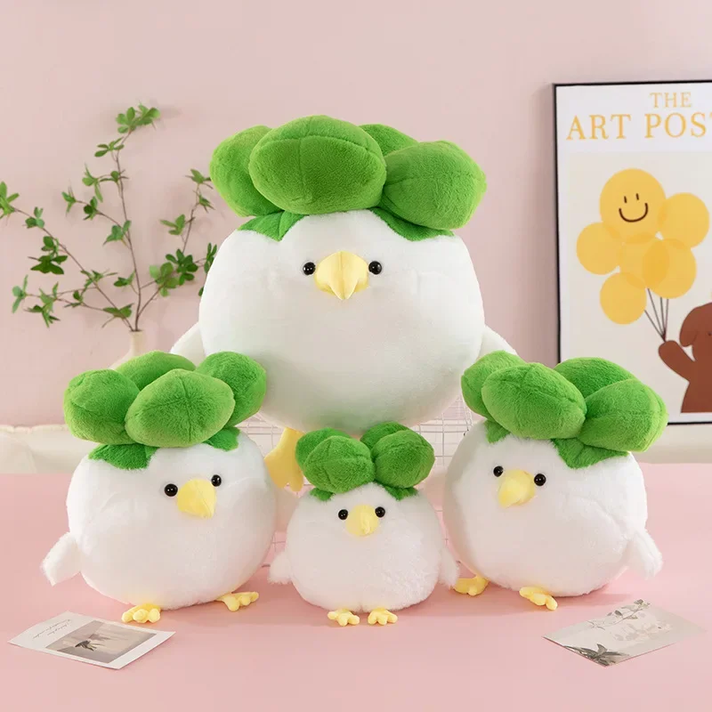 かわいいぬいぐるみ、かわいいニンニク鳥のぬいぐるみ、大きなサイズの蔡吉ぬいぐるみ、子供の誕生日プレゼント、柔らかい詰め物の動物のぬいぐるみ