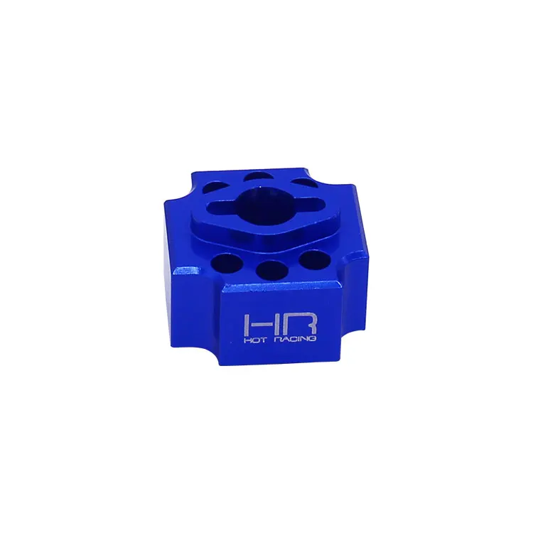 HOT RACING Diff Locker Spool Traxxas Sledge 1/8 | Blue Alum Taper-Cut | Better Accel | Low-Traction Off-Road | Replaces 9582
