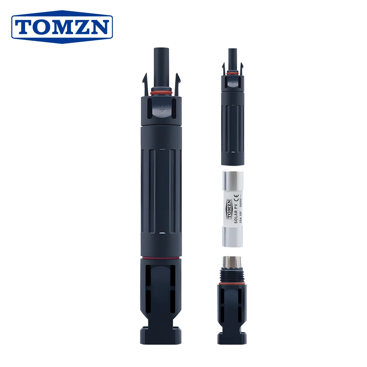 TOMZN 1PCS Fuse PV Photovoltaic Connector IP67 3A 6A 10A 15A 16A 20A 25A 30A 32A 1100V For Battery Inverter