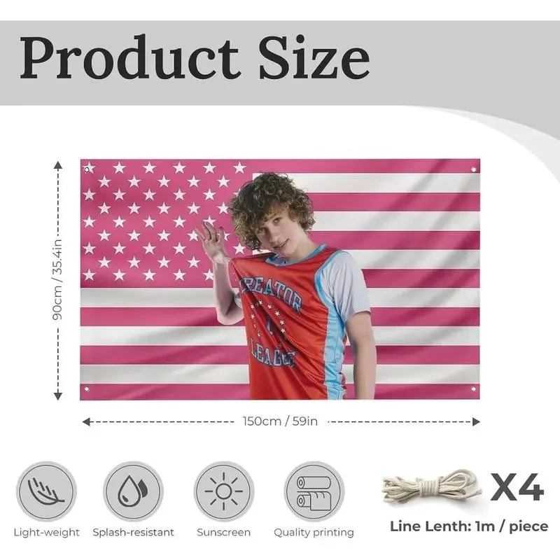 N-Neumann Flag N-Nelson Outdoor Decor Tapestry Custom Flags for Bedrooms Garage Decoration Barber Shop Bedroom Stuff Flaga Room