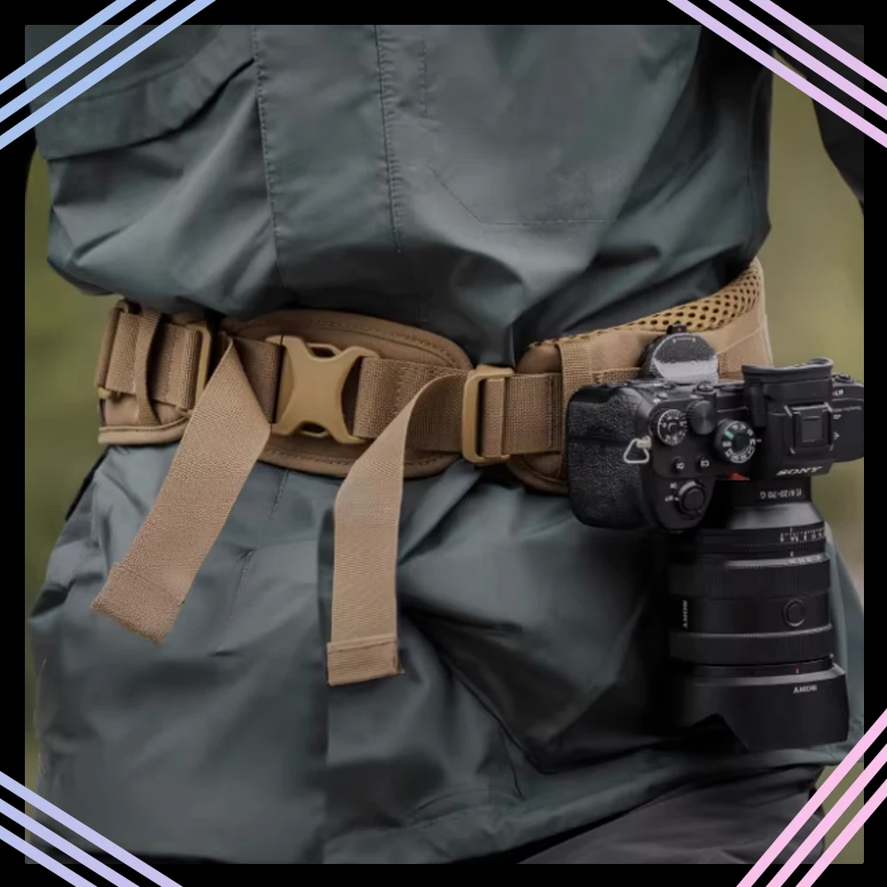 

PGYTECH OneMo Photography Waist Belt Camera Lens Bag External SLR Lens Fixed Belt for Canon Sony Nikon Fuji SLR Accessories