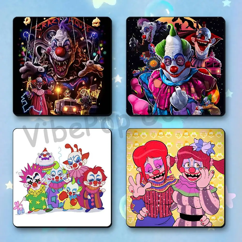 K-Killer K-Klowns From O-Outer S-Space Magnetic Refrigerator Sticker Smooth Ink Print Metal Door Dorm Apartment Decor 55x55mm