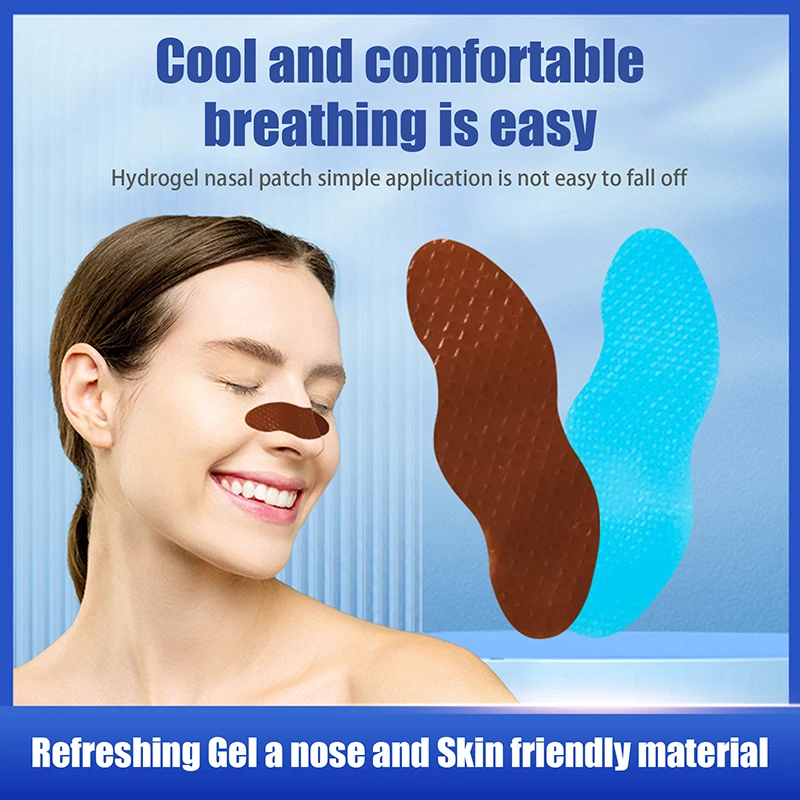 10Pcs Gel Nasal Strips Stop Snoring Patch Better Breath To Not Snore Sleep Anti-snoring Aid Snoring-prevention