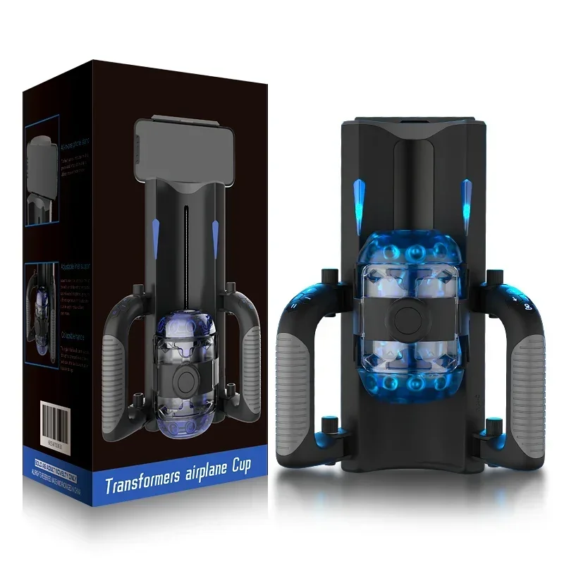 THRUSTING-PRO Thrusting High Speed Male Masturbator Machine Automatic Telescopic Vagina Masturbation Cup Sex Toy for Men
