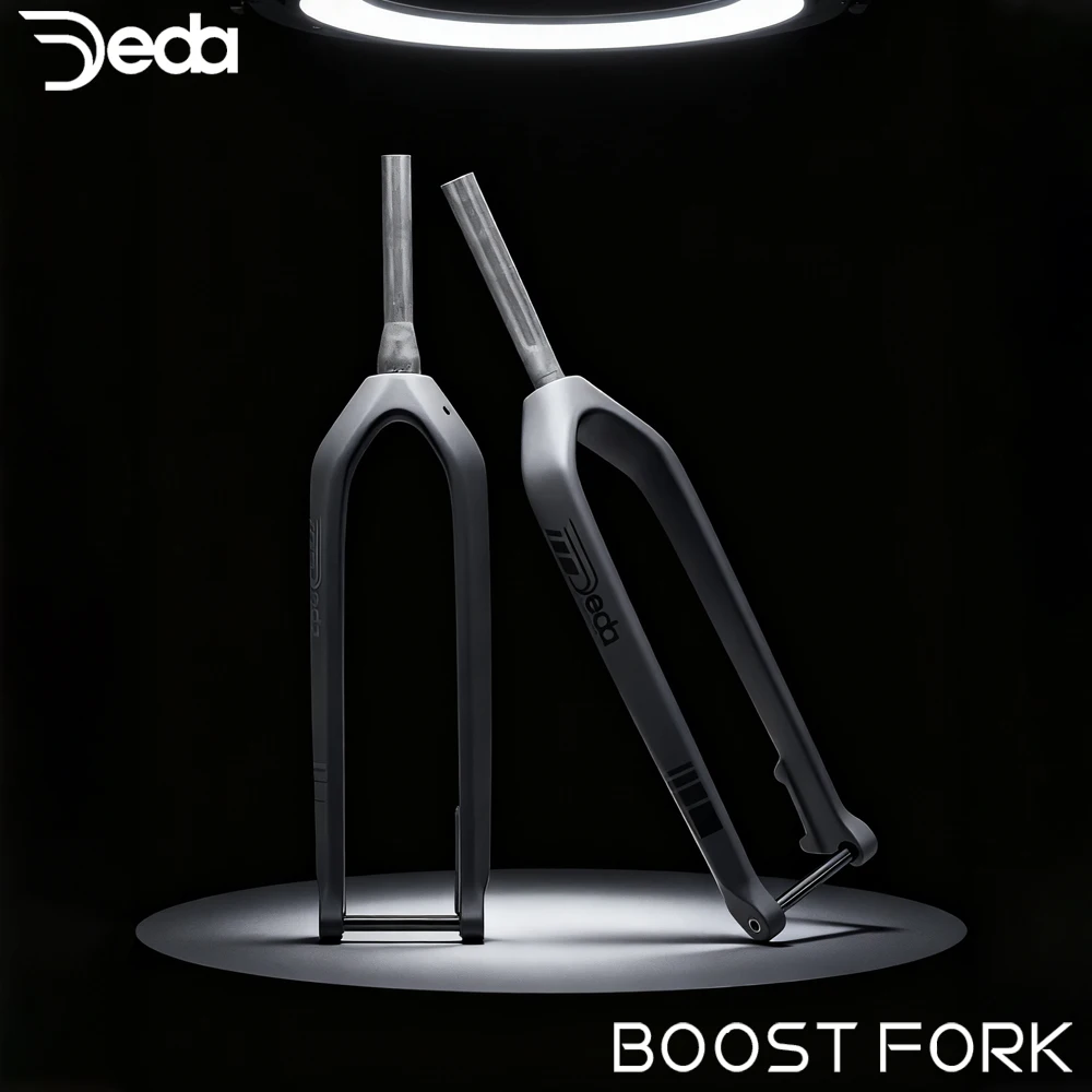 

DEDA MTB Full Carbon Bike Fork 15x110mm Thru Axle Boost Rigid Front Bicycle Straight Or Tapared 26/27.5/29 Inch Disc Brake