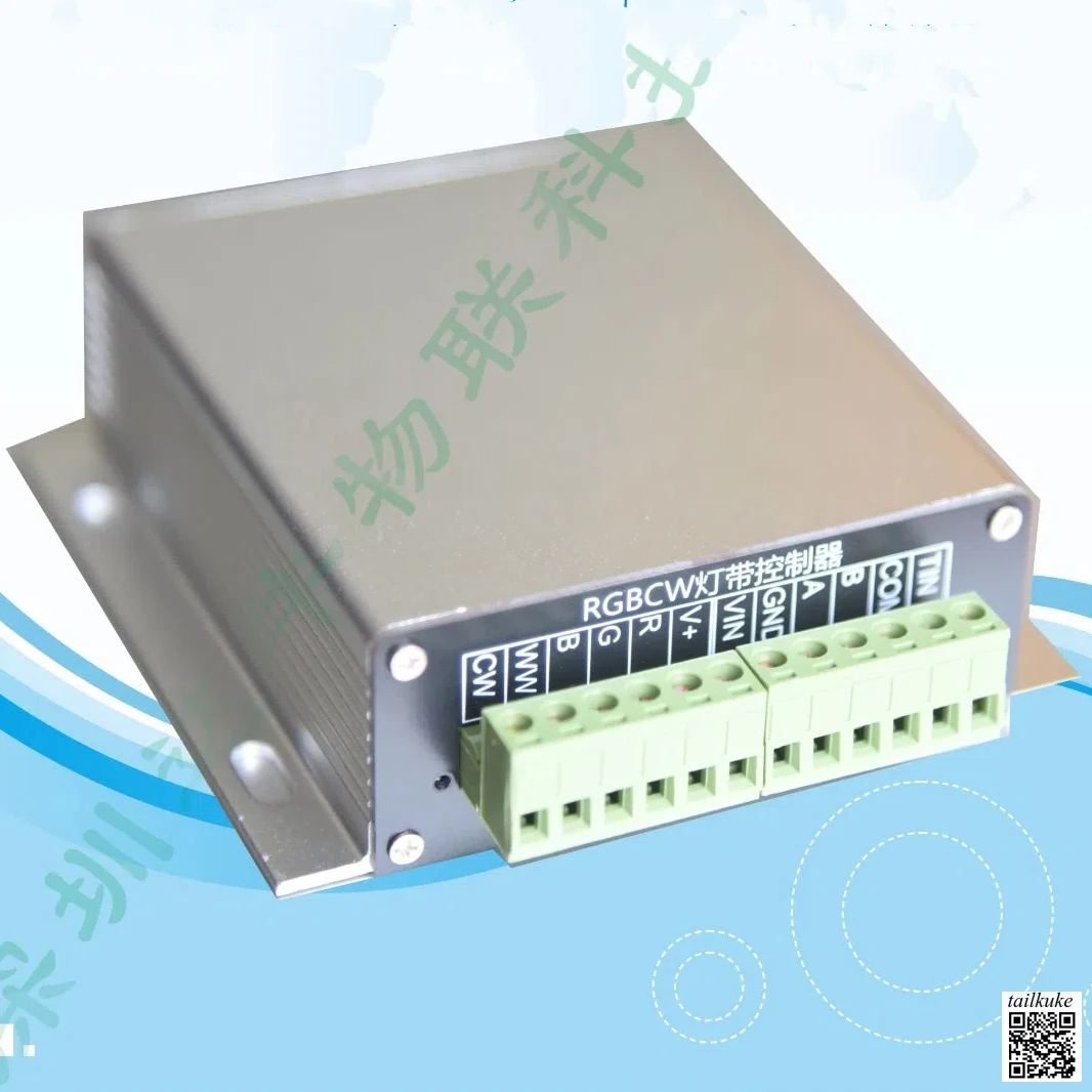 LED Dimming Module RGBCW Controller RS485/MODBUS/PWM Dimming Color Adjustment Breathing