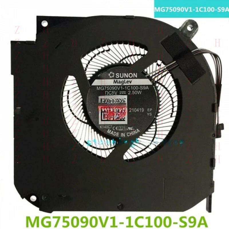 

XXZ for 1pcs For 4-wire Cooling Fan MG75090V1-1C100-S9A DC5V 2.50W