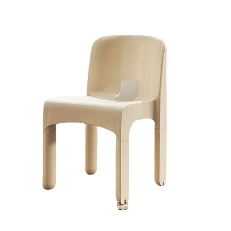 Medieval chair Internet celebrity restaurant plastic chair Nordic style simple coffee shop milk shop backrest